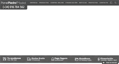 Desktop Screenshot of panelpiedramadrid.com